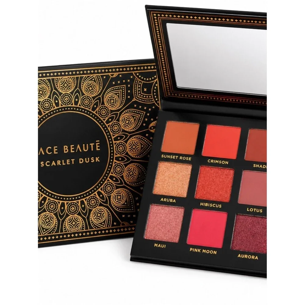 ACE BEAUTÉ Scarlet Dusk Eyeshadow Palette - BNIB